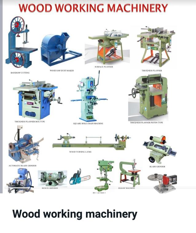 Wood working machinery